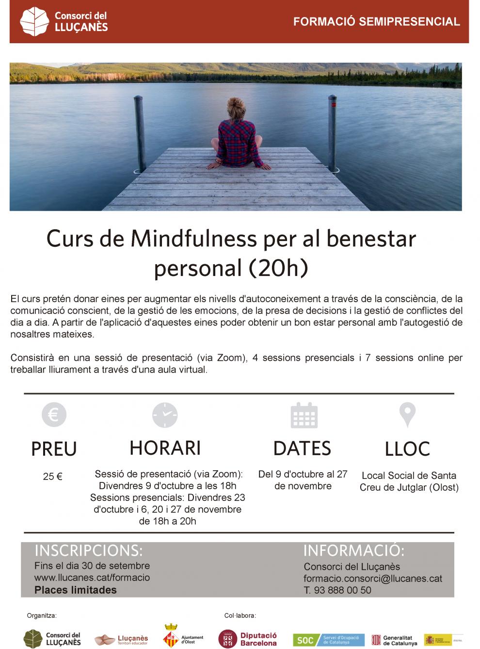 Curs de Mindfulness per al benestar personal